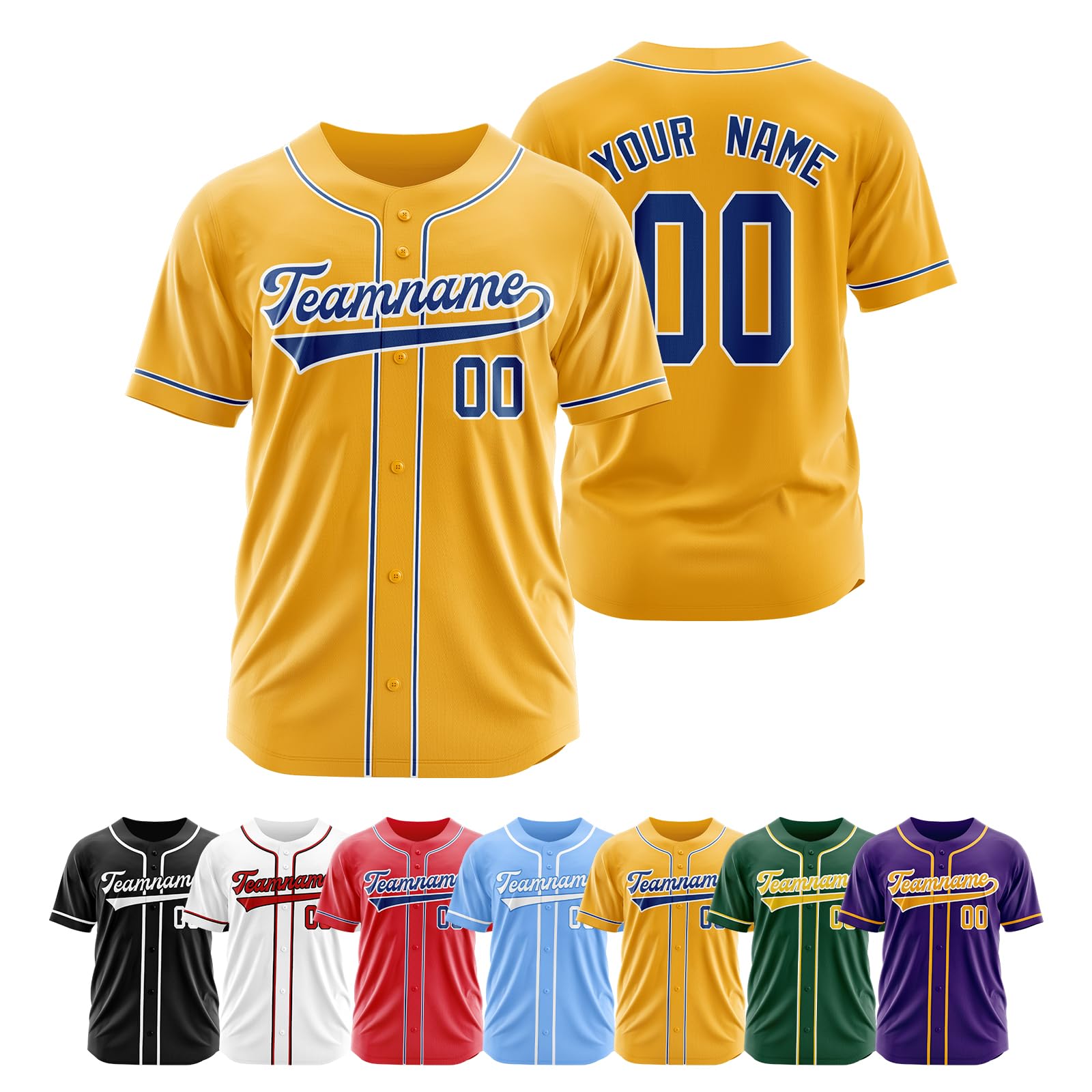 Custom Baseball Jersey, Customized Team Uniform Baseball Shirt, Personalized Name Number Baseball Jerseys for Men,Women&Youth