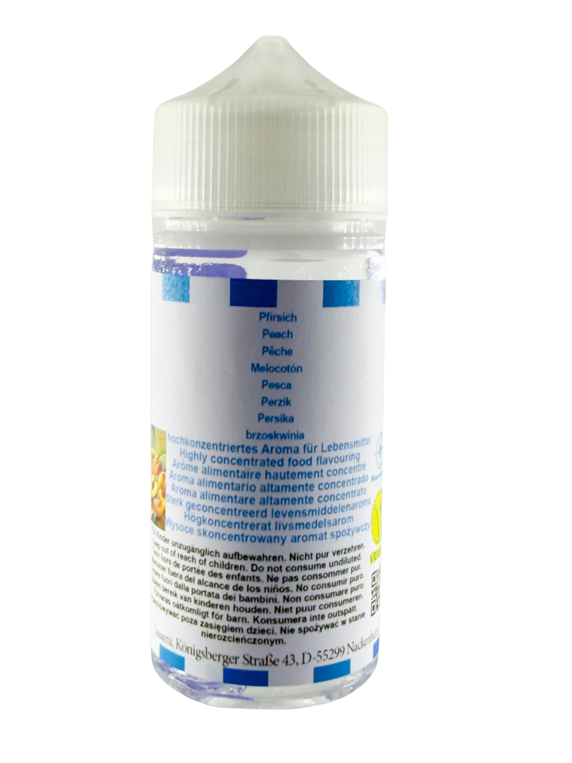 Pesca aroma concentrato - vegano - Sasami - 100ml