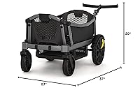 Vista 10 de Veer Cruiser City Premium Urban Wagon Stroller for Babies, Toddlers, and Kids Traditional Stroller Push Steering JPMA Certified Lightweight