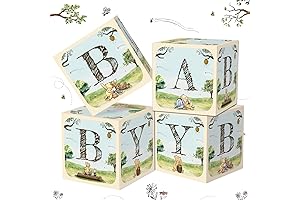 Winnie the Pooh Classic Baby Shower Balloon Box Block