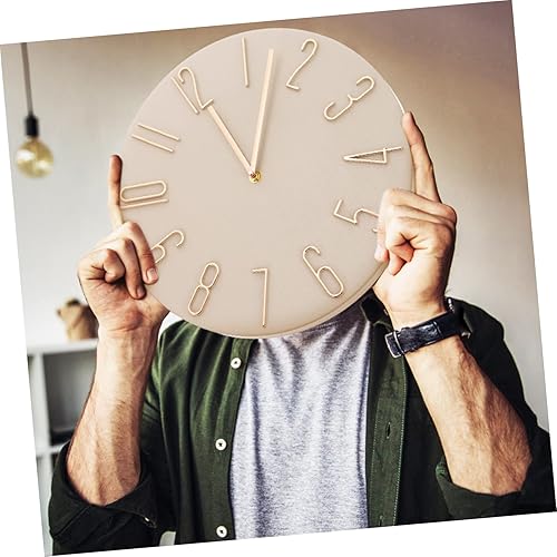 Miniatura 7 de Ciieeo Clock Decked Rustic Home Decor Door Knob Plate Car Dashboard Cute Ornament Reloj De Pared Computer Tower Stand Wall Decor Norse Decor Wooden