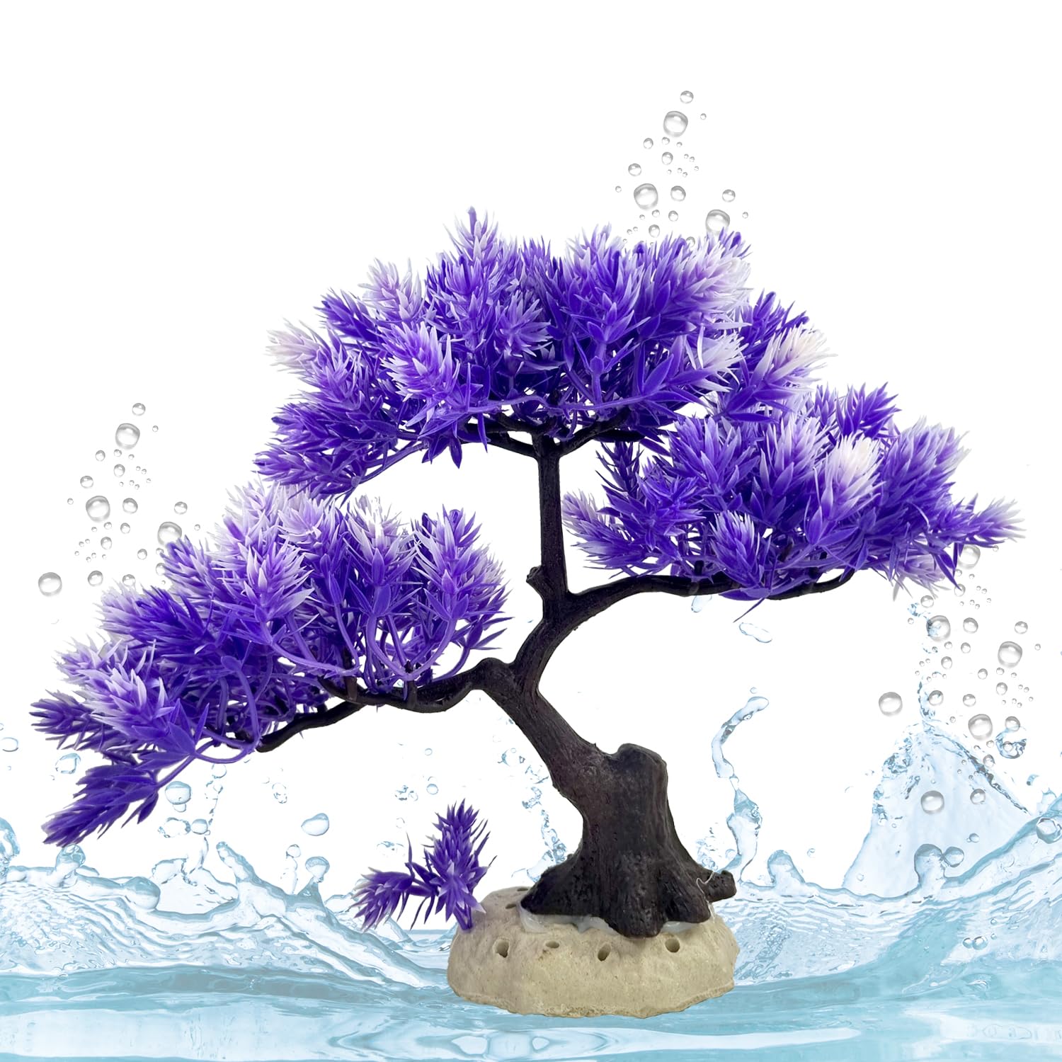 JAINSONS PET PRODUCTS Aquarium Artificial Plastic Plants Decoration, Tree Aquarium Decor, Goldfish Betta Fish Tank Decorations Hides Accessories 1 PCS (Bonsai Purple Pine Tree/Plant) (B0CJRDB7G3) Amazon Price History, Amazon Price Tracker