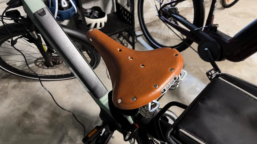Amazon | BROOKS レザーサドル スプリングつきモデルB66のシングル