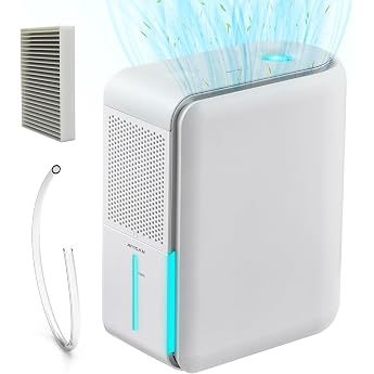 Dehumidifier, Humidifier, Air Purifier 3-in-1 Device Realized Compact 1000ML 23Y Newly Developed Dehumidifier and Humidifier Air Purifier Integrated Dehumidifier Powerful Dehumidification