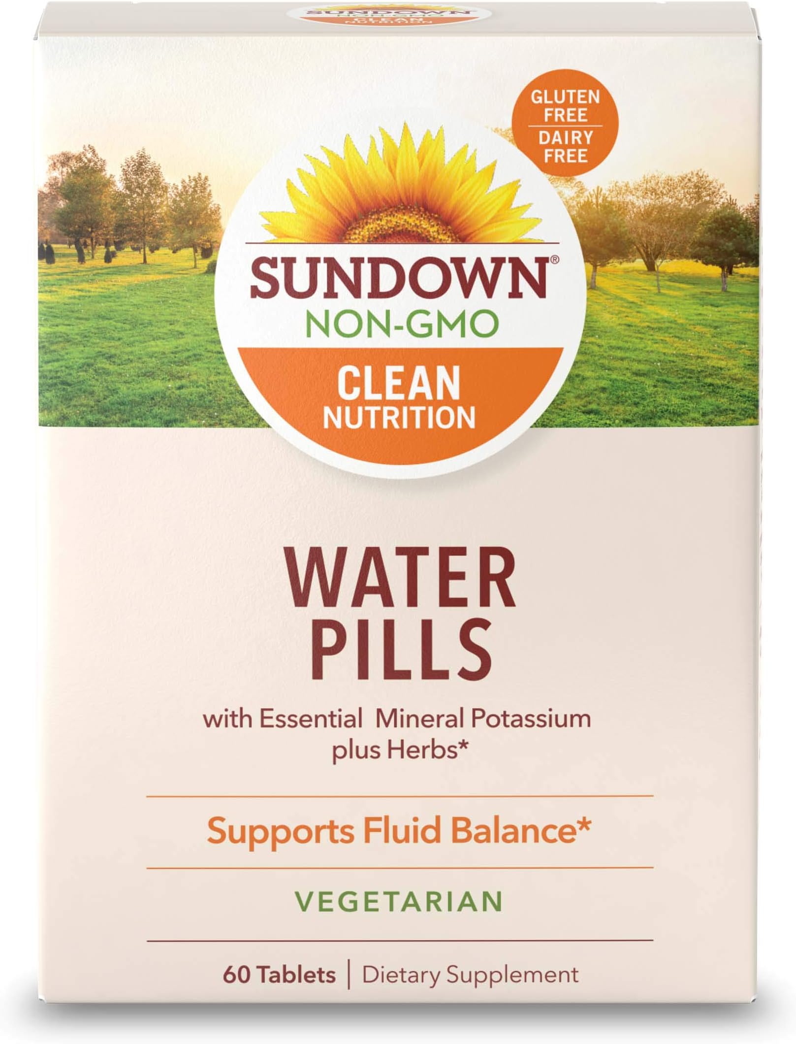 Sundown Naturals, Water Pills, 60 Tablets