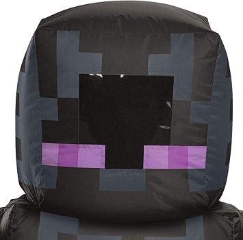 Enderman Costume, Inflatable Minecraft Costumes for Kids, Child Size Fan Operated Expandable Blow Up Suit Black