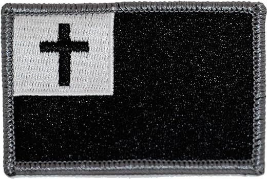 Tactical Christian Flag - Black