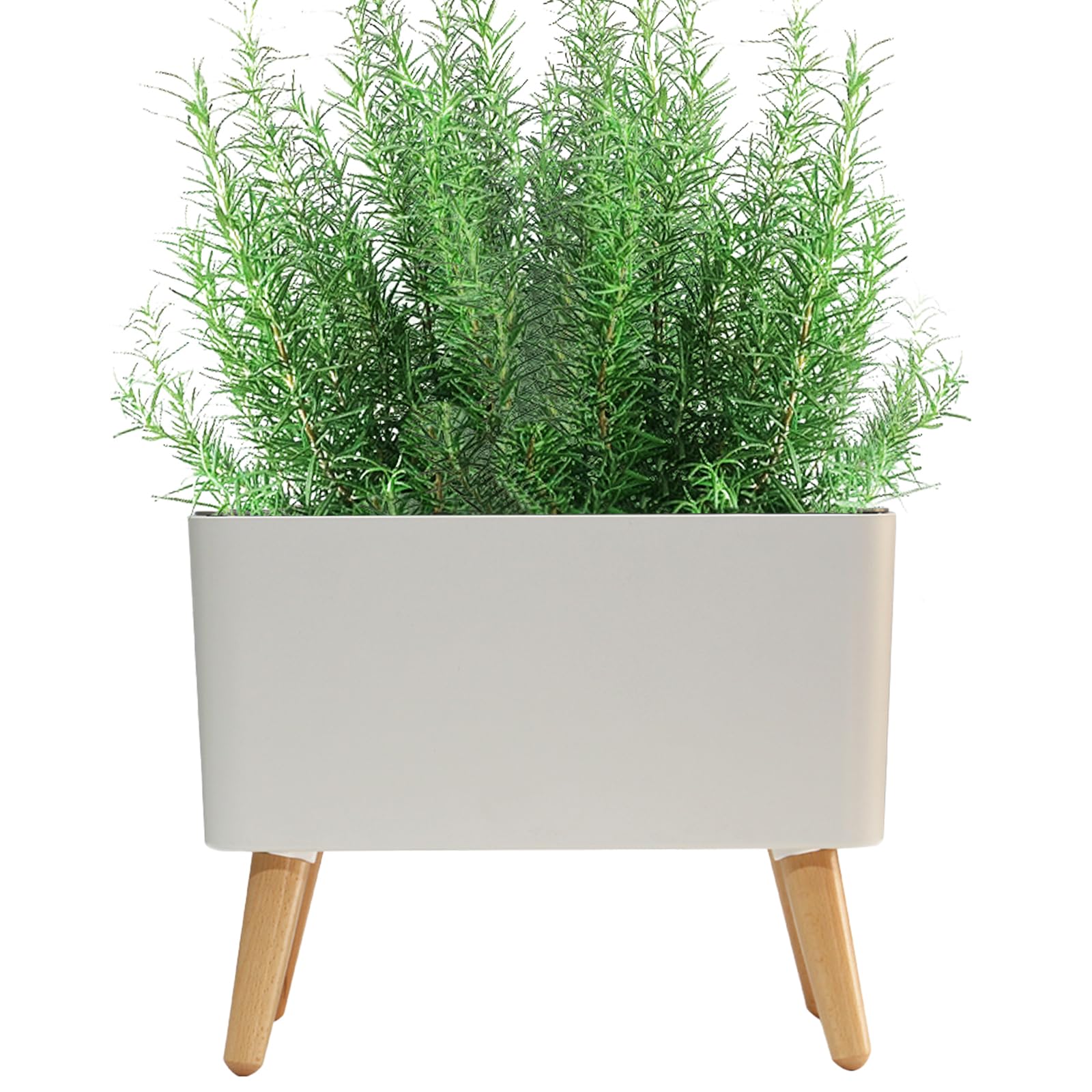 Irishom Macetas Inteligentes para Plantas de Interior con Alarma automática de escasez de Agua, Funciona con Pilas, decoración estética geométrica, macetas Modernas