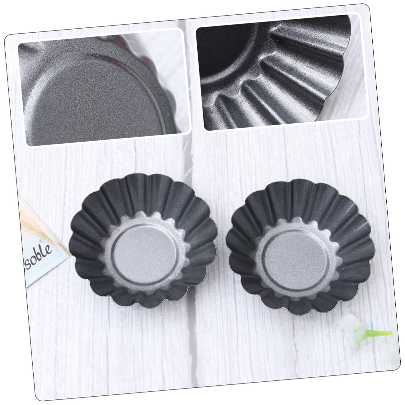 LABRIMP Moldes Para Tartaletas De Huevo Diy Multifunción Prácticos Para Hornear