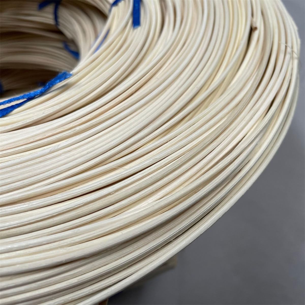 FYJDI 250g 10mm Natural Round Reed Cane Webbing Weave Material Wicker Rattan Webbing Basket Weaving Materials Natural Rattan DIY Basket Rattans for Furniture Repair Weaving DIY Crafts