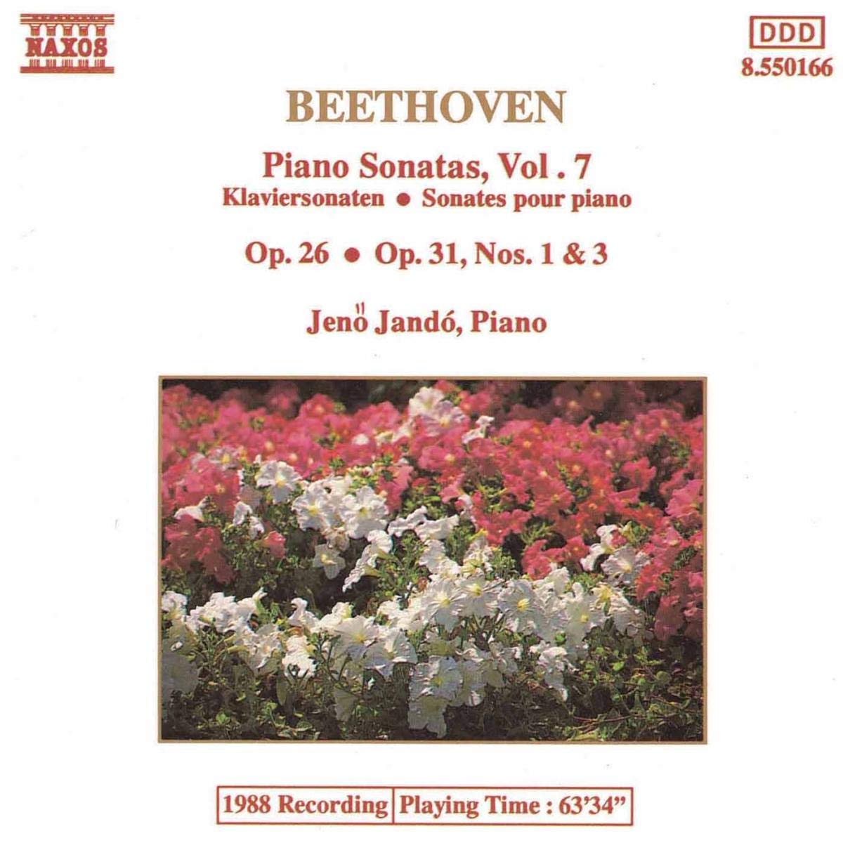 Beethoven: Piano Sonatas Vol. 7 - Op. 26 & Op. 31, Nos. 1 & 3