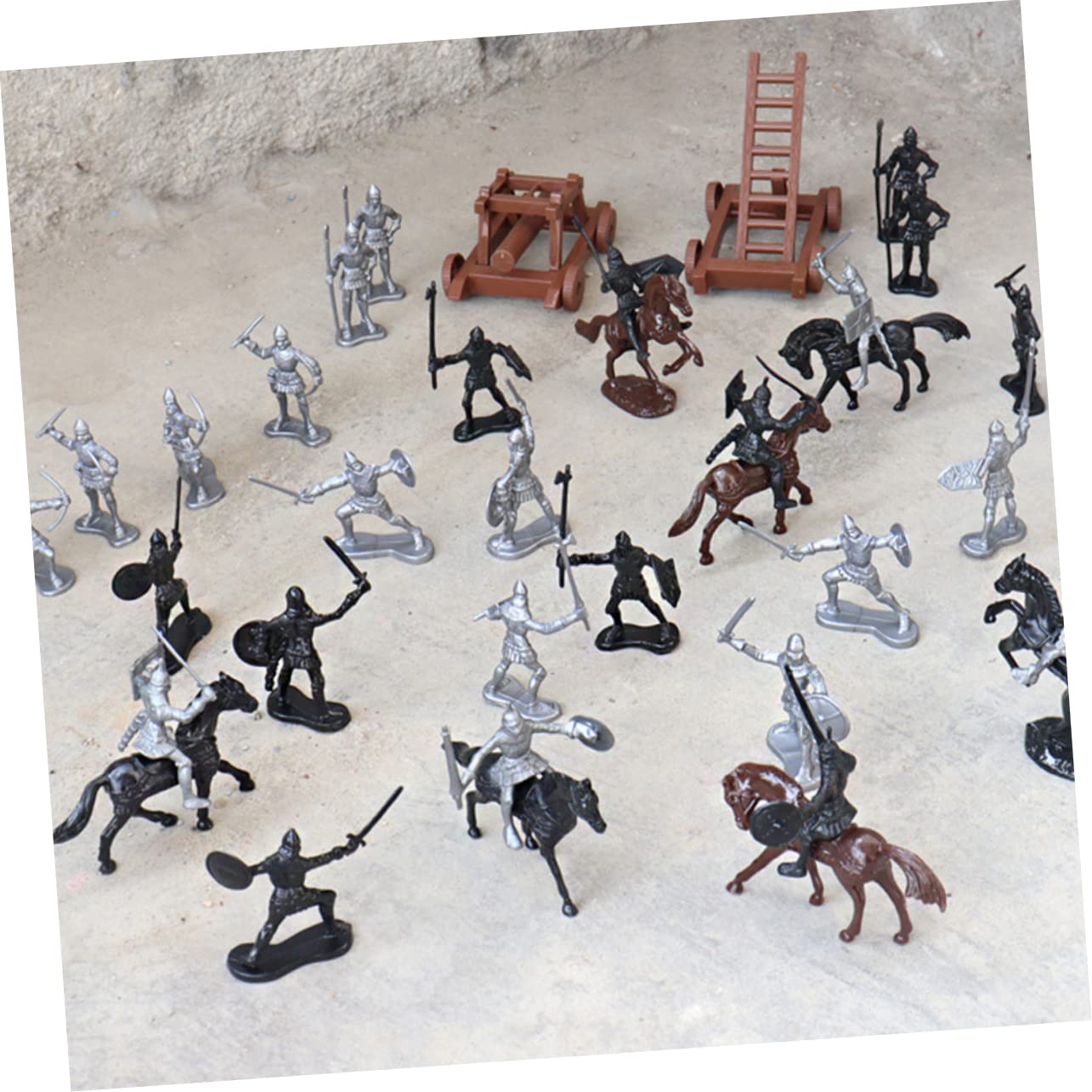 Abaodam 3 Set Modello Di Soldato Antico Modello Di Simulazione Del Soldato Ornamento Del o Giocattolo Educativo Di Veicolo Giocattolo Di Simulazione Del o
