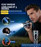 Esgofo Lampe Torche LED Ultra Puissante 1000000 Lumens Zoomable 3 Modes 15H - 3
