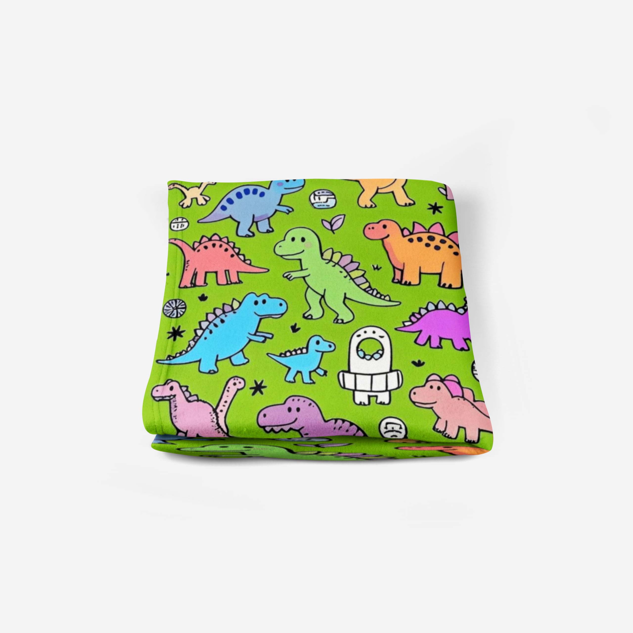 Ropa de cama de 100 % poliéster, manta de franela de dinosaurios, suave, color verde, manta para regalos para familia y niños, 100 x 150 cm