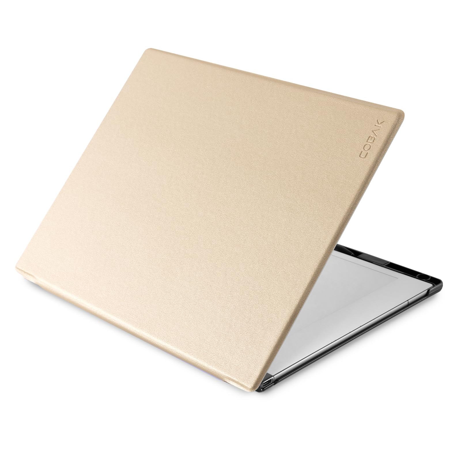 CoBak Case for Remarkable 2 Tablet - Lightweight and Hard Back Shell Protective Book Folio Cover with Built-in Pen Holder - Only for 10.3" 2020 Released (Pearlescent Light Gold)