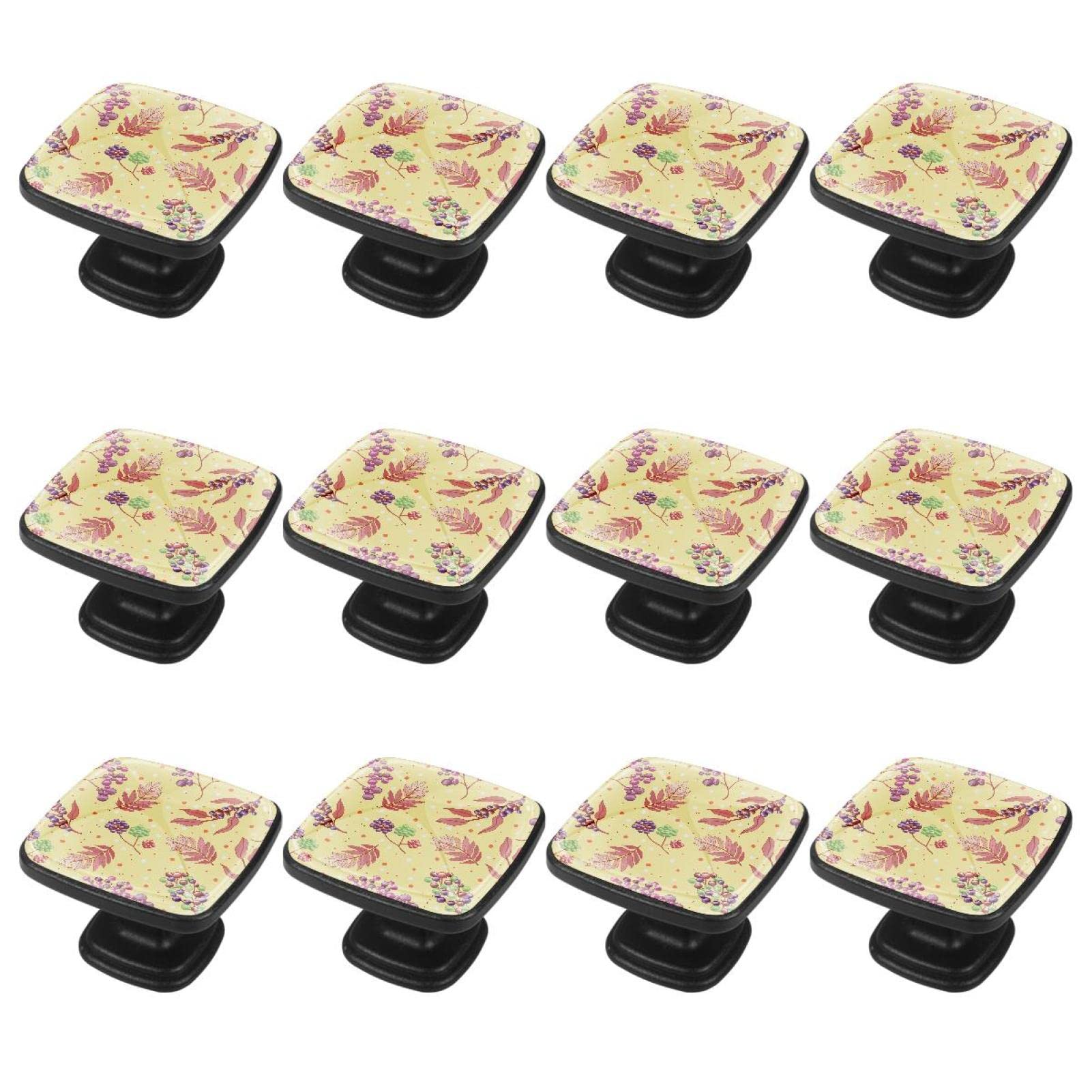Boutons de commode et poignées de tiroir cuisine dessin animé feuilles d automne