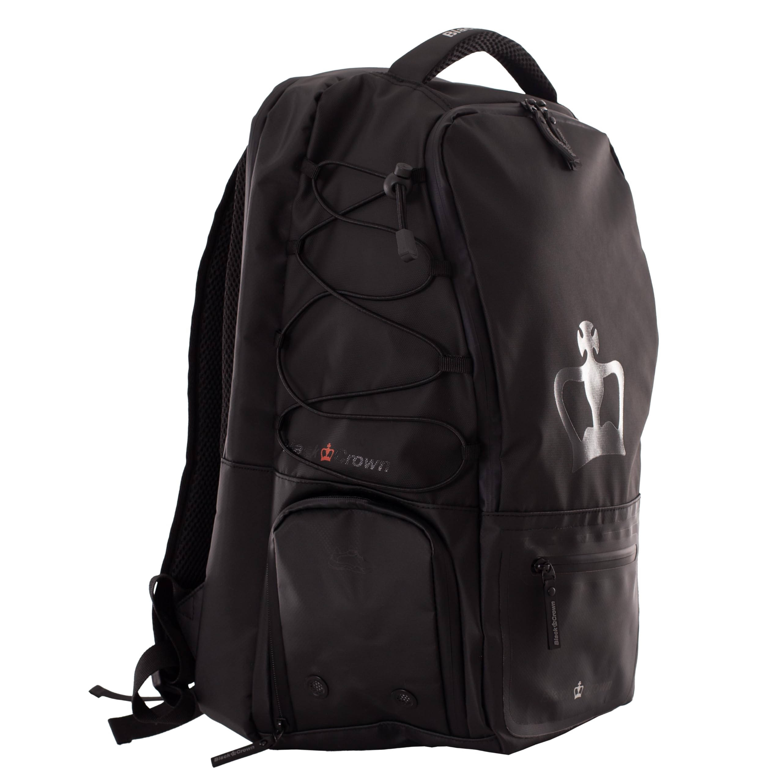 Black Crown - Mochila de Pádel Raptor V2 - Compartimento para 2 Palas - Espacio para Ropa y Zapatillas - Paneles Transpirables - Bolsillos de Seguridad y Acceso rápido