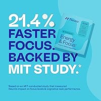Vista 9 de Neuro Energy & Focus Gum - Goma de mascar de cafeína natural de 40 mg y suplemento energético nootrópico con L-teanina y vitaminas B, sin azúcar