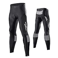 MEETWEE Ciclismo Lunghi Pantaloni Uomo, 3D Gel Imbottito Traspirante Compression Mutande