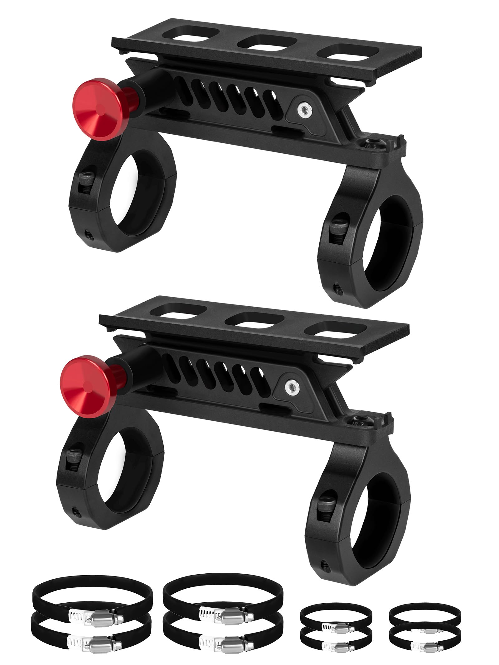 ZIDIYORUO 2PCS UTV Fire Extinguisher Mount Kits, Quick Release Roll Bar Fire Extinguisher Holder Fit for 1.75"-2" Roll Cage, Compatible with Polaris