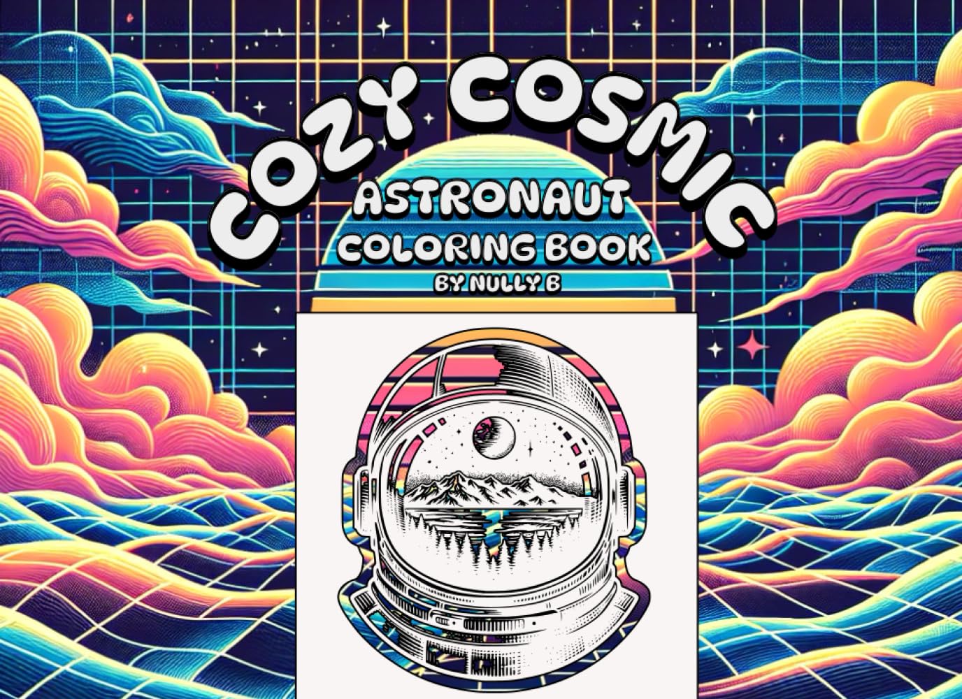 Cozy Cosmic Astronaut Coloring Book: Relaxed Cosmic Coloring Pages for Peaceful, Creative Breaks, Mindful Space Coloring Featuring Astronauts, UFOs, and Cosmic Scenes