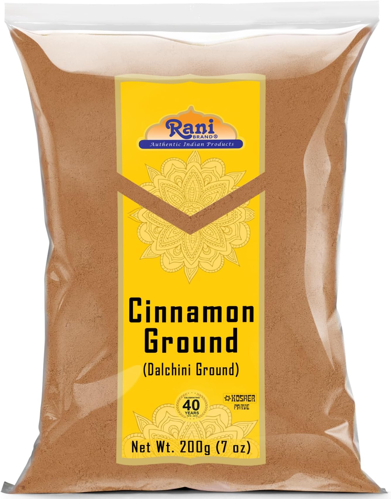 Rani Cinnamon Powder (Ground) Spice 7oz (200g) ~ All Natural | Salt-Free | Vegan | No Colors | Gluten Friendly | NON-GMO | Kosher