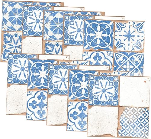 Miniatura 7 de Angoily for Pcs Wall Sticker Kitchen Tile Stickers Peel and Stick Backsplash for Kitchen Stickers Waterproof Sticker Floor Tile Sticker Peel and