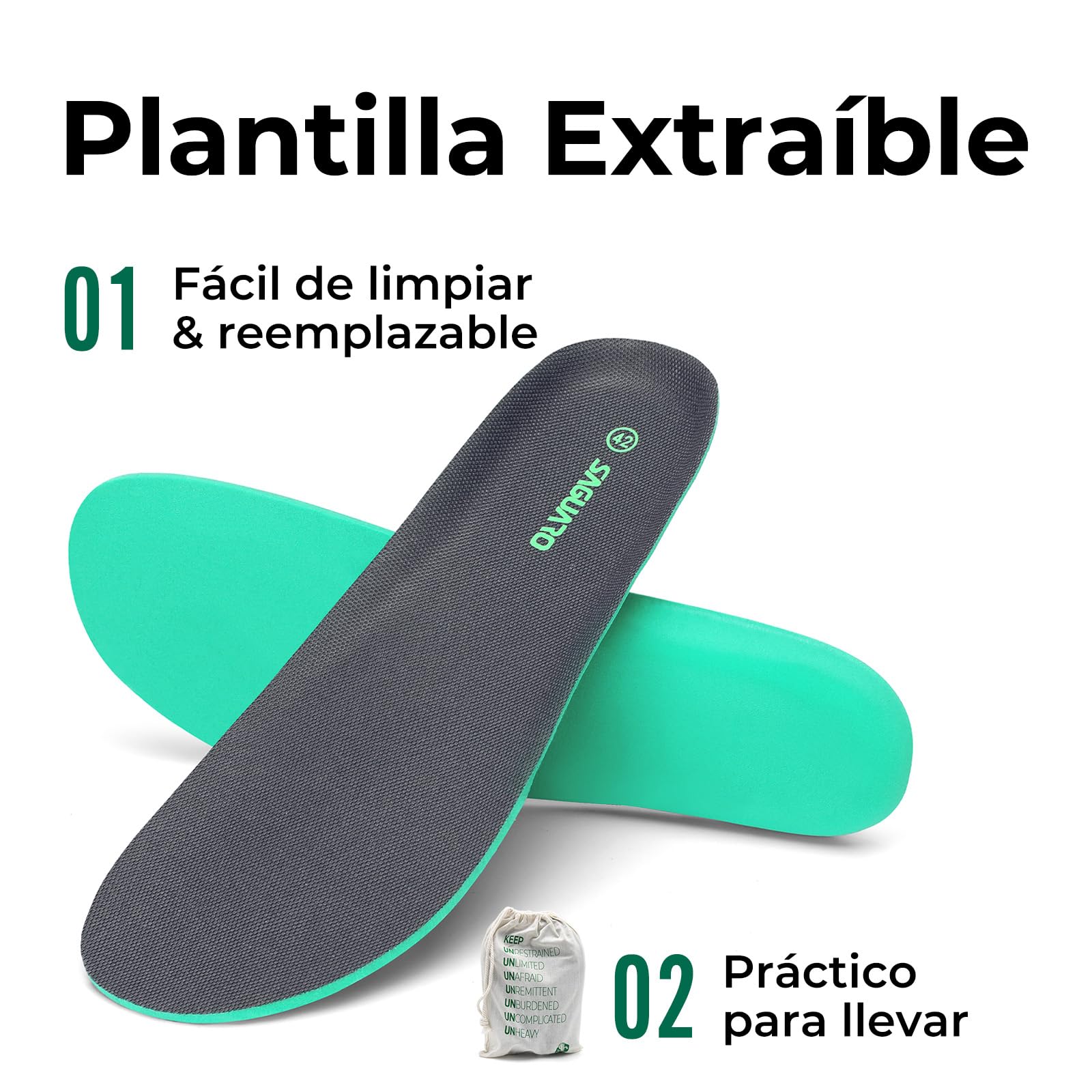 Saguaro Unisex Zapatillas Barefoot Minimalista con Puntera Ancha para Caminar Natural Gimnasio, Gr.36-48