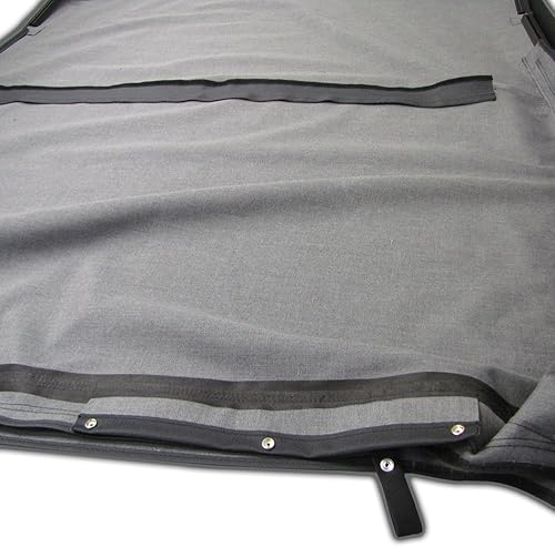 Miniatura 22 de Revestimiento superior estilo de fábrica Sierra Offroad para Jeep Wrangler TJ (1997-2002), funda blanda con vidrios polarizados, sin puertas Spice