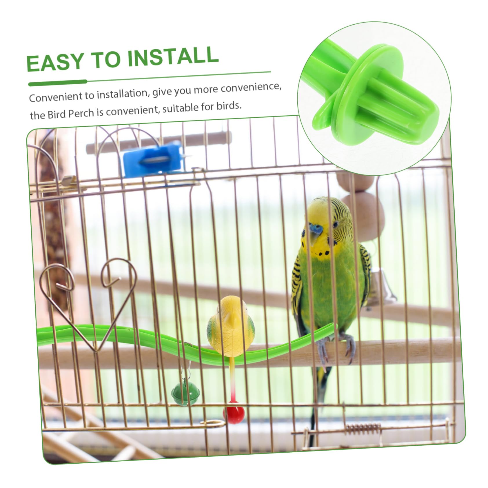 Yardwe 4sätze Vogelspielzeug Für Papageien Mit Spielstand Und Schwingvogel Interaktives Kauspielzeug Für Wellensittiche Und Andere Vögel Und Spielspaß