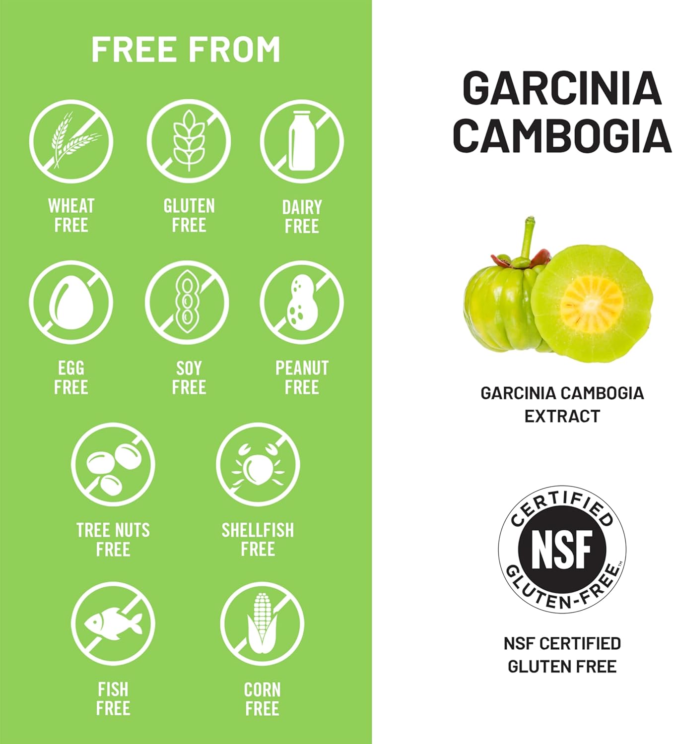 Naturewise Garcinia Cambogia - 60% HCA Concentration Extract, Natural Support for Weight Goals and Energy Levels - Vegan, Non-GMO, Gluten Free - 90 Capsules[1-3 Month Supply] - Image 7