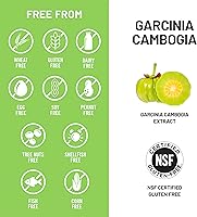 Vista 7 de NatureWise Garcinia Cambogia - 60% Concentración de HCA Extracto, Apoyo Natural para Metas de Peso y Niveles de Energía - Vegano, Sin GMO, Sin