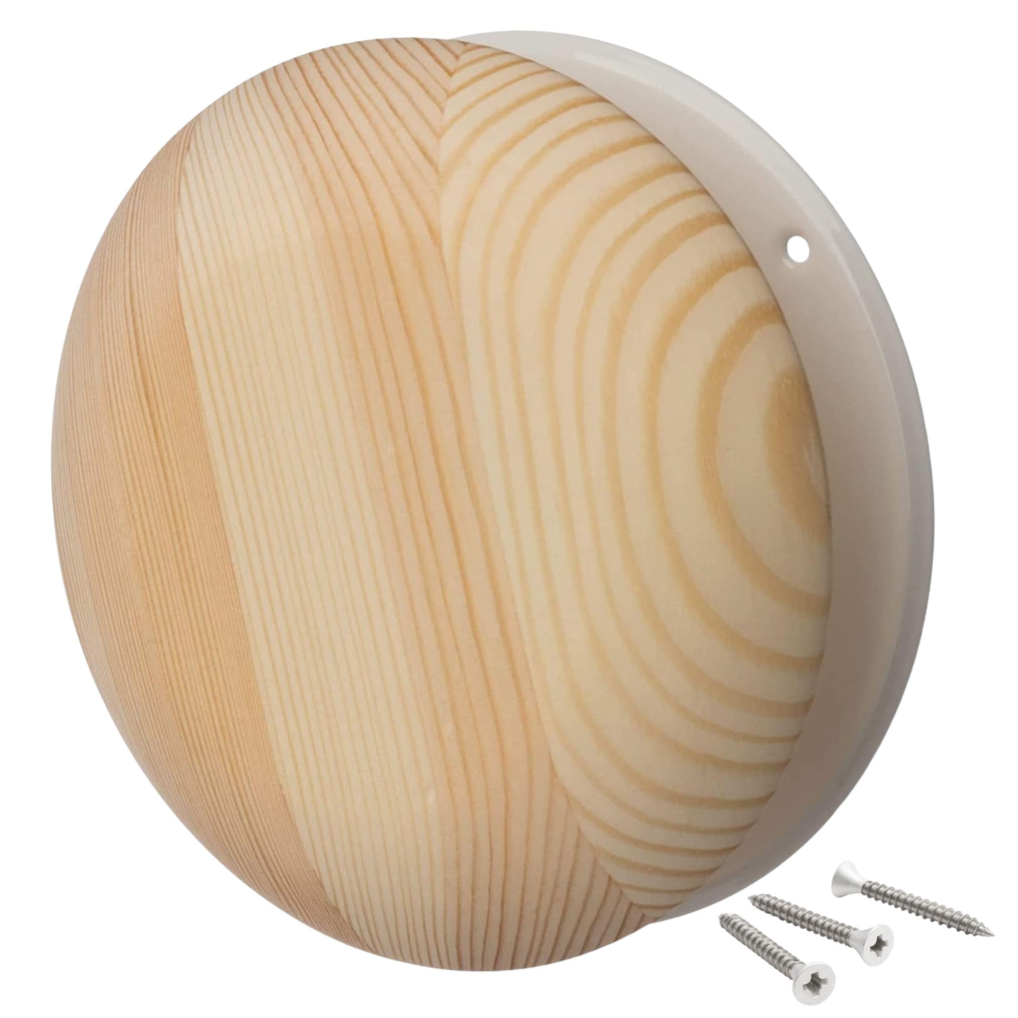 Diameter 100 mm Wood Anemostat - Exhaust Air Supply Air Plate Valve - Round Ventilation Valve for Sauna-image-30