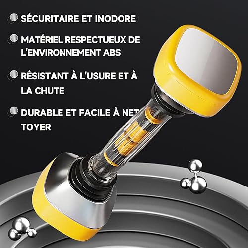 Miniatura 5 de Mancuernas oscilantes de 5 libras, de mano, pesadas, ajustables, para hombres y mujeres, aparatos de entrenamiento multifuncionales de brazo y pecho