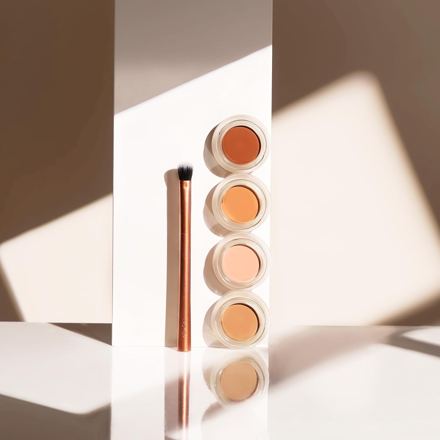 YENSA Super Bright Dark Circle Serum Eye Cream - Full-Coverage Under Eye Brightener with Peptides & Antioxidants - Lightweight Correcting Concealer & Serum - Medium (0.18 oz) - Image 5