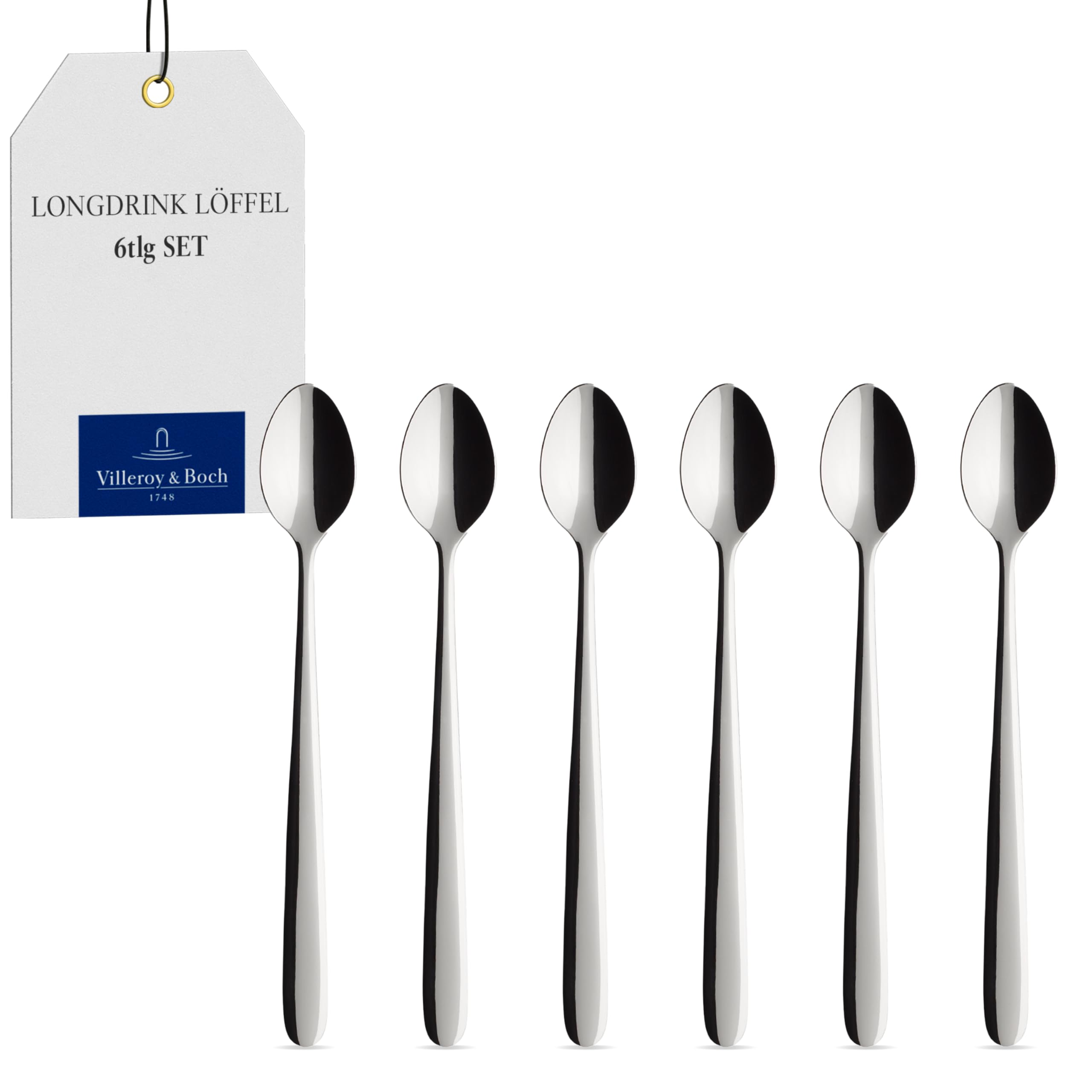 Villeroy & Boch Set of 6 Daily Line Cocktail Spoons