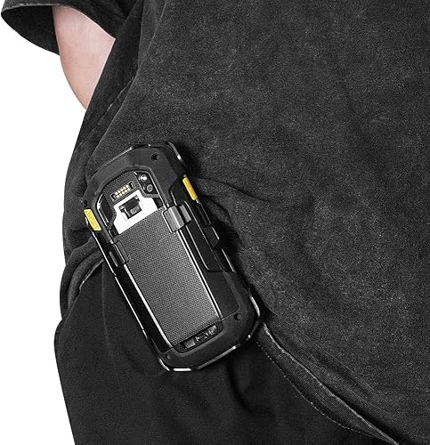 Miniatura 7 de Funda rígida para escáner para Zebra TC7x TC70 TC72 TC75 escáner de código de barras computadora móvil portátil, clip de cinturón giratorio