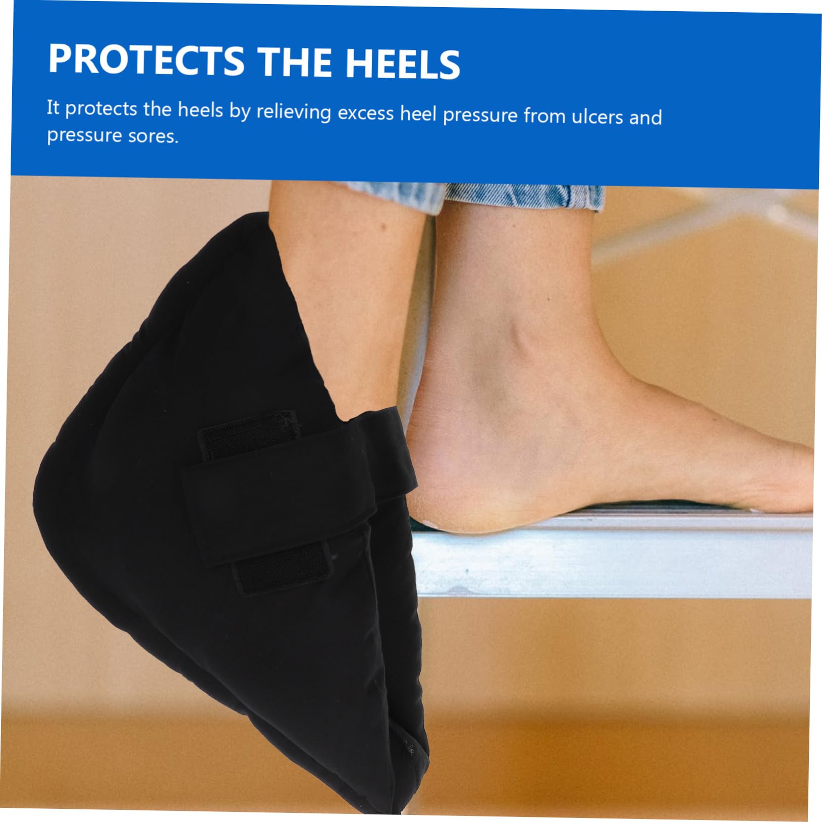 KOMBIUDA Cuscino Per Talloni Cellulosa e Tc Protettore Per Piedi Per Uso Domestico e Ospedale Supporto e Comfort Per Prevenire Piaghe Da Decubito Lavabile in Lavatrice