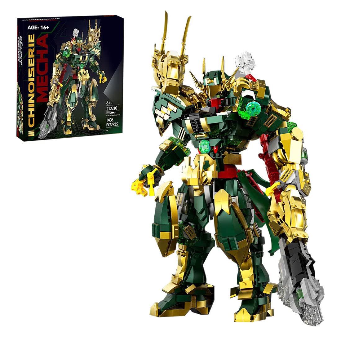 Amazon.co.jp: KKXX MOC 中国 シック メカ 関羽一般 マカク