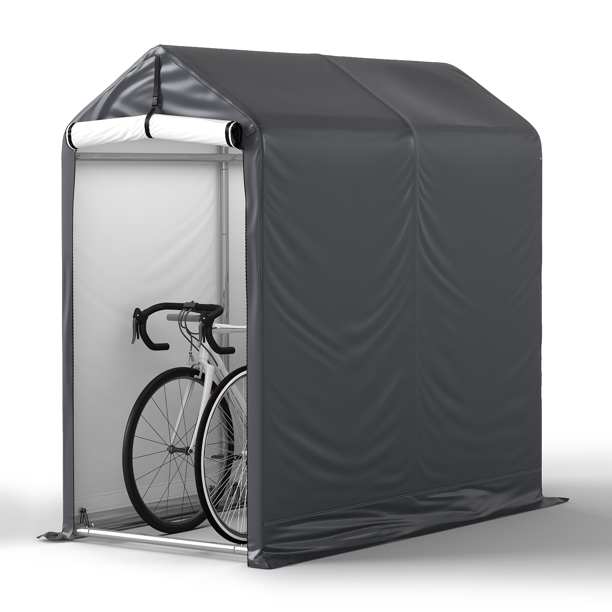 Amazon.com : 3x6 Ft Outdoor Storage Shelter, Heavy Duty Waterproof