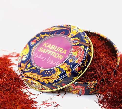 Miniatura 8 de 0.18 oz de azafrán Kabura, auténticos hilos de azafrán, azafrán rojo de primera calidad, grado A+, mejor color, especias para té, arroz, leche,