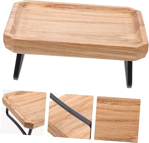 Miniatura 9 de NUOBESTY Estante pulido del ornamento de madera de la decoración del soporte de exhibición con gradas para la sala