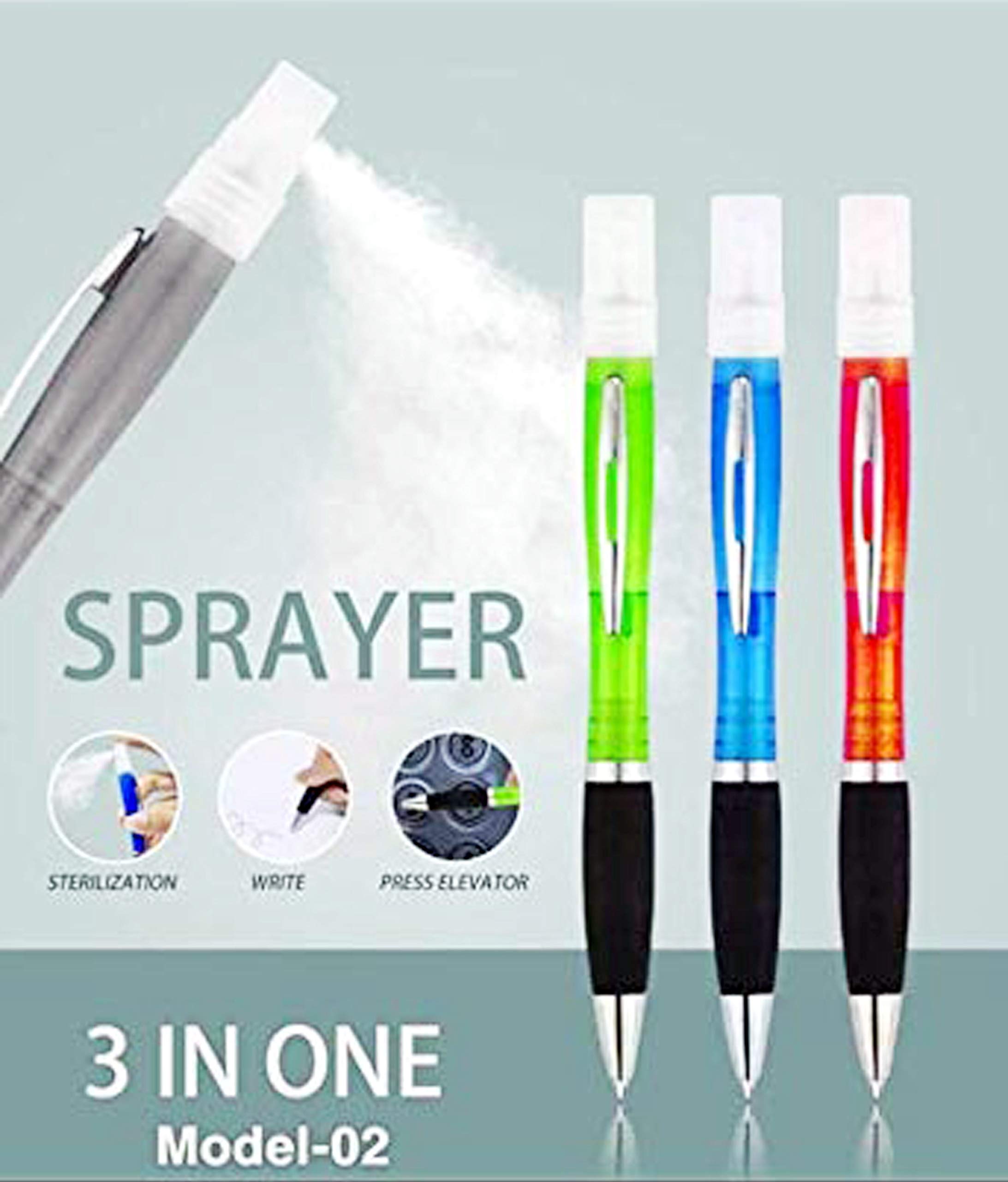 ORAMSA Mist Sprayer Multicolor 3 in 1 Portable Pocket Size Pen (Pack of 1 empty Sanitizer spray pen) Functions, Sanitize,Write and Press Elevator/ATM (20 ml Refillable Sanitizer, Random color sent) (B08BPCRHJ3) Amazon Price History, Amazon Price Tracker