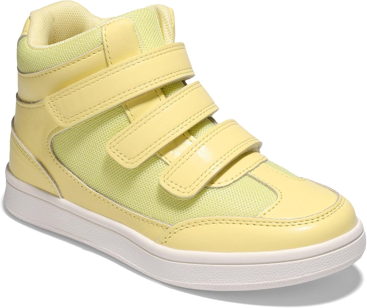 FabKids Girls Boys Light Up Shoes Fashion High Top Sneakers Cute Print Footwear for Toddler Little Kid Big Kid