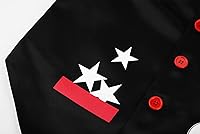 Vista 8 de ReliBeauty Disfraz de mago para niños con sombrero y guantes