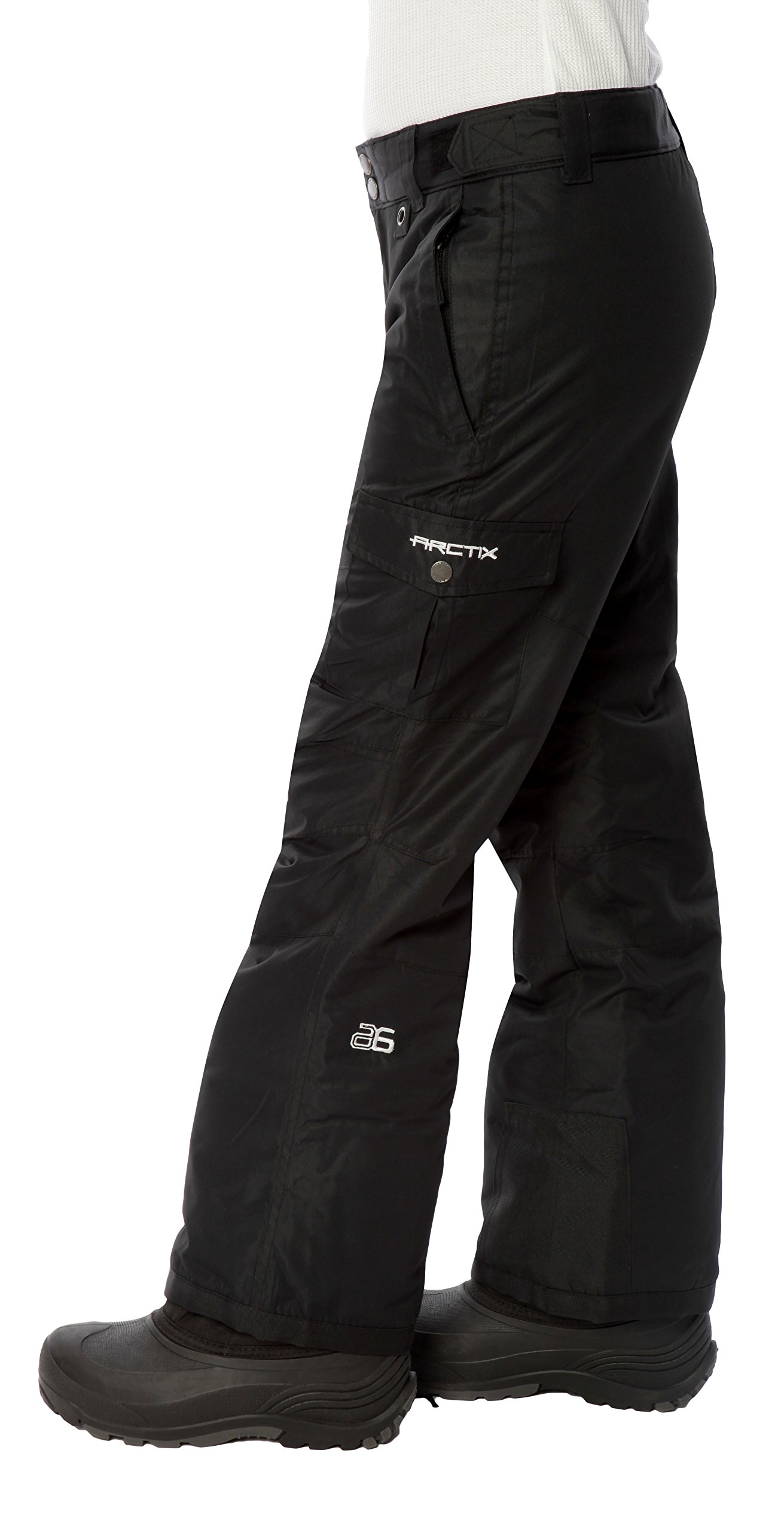 ARCTIX Insulated Snowsports Cargo Pant - Spodnie śniegowe cargo z przegubowymi kolanami Uniseks - dzieci