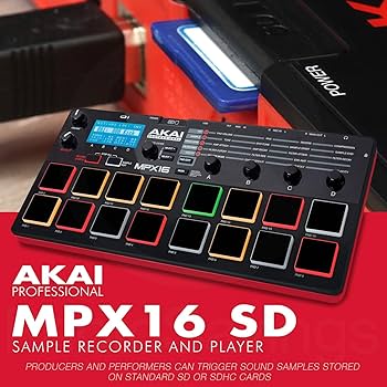 Akai Professional MPX16 SD Sample Recorder and Player + 32GB