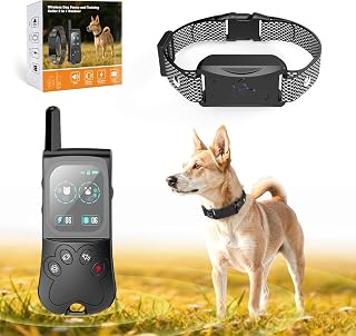 Wireless Dog Fence, Electric Fence for Dogs with 3 Training Modes