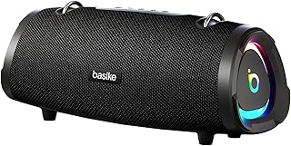 Basike caixa de som bluetooth portátil 100w rms (pico 160w) tws
