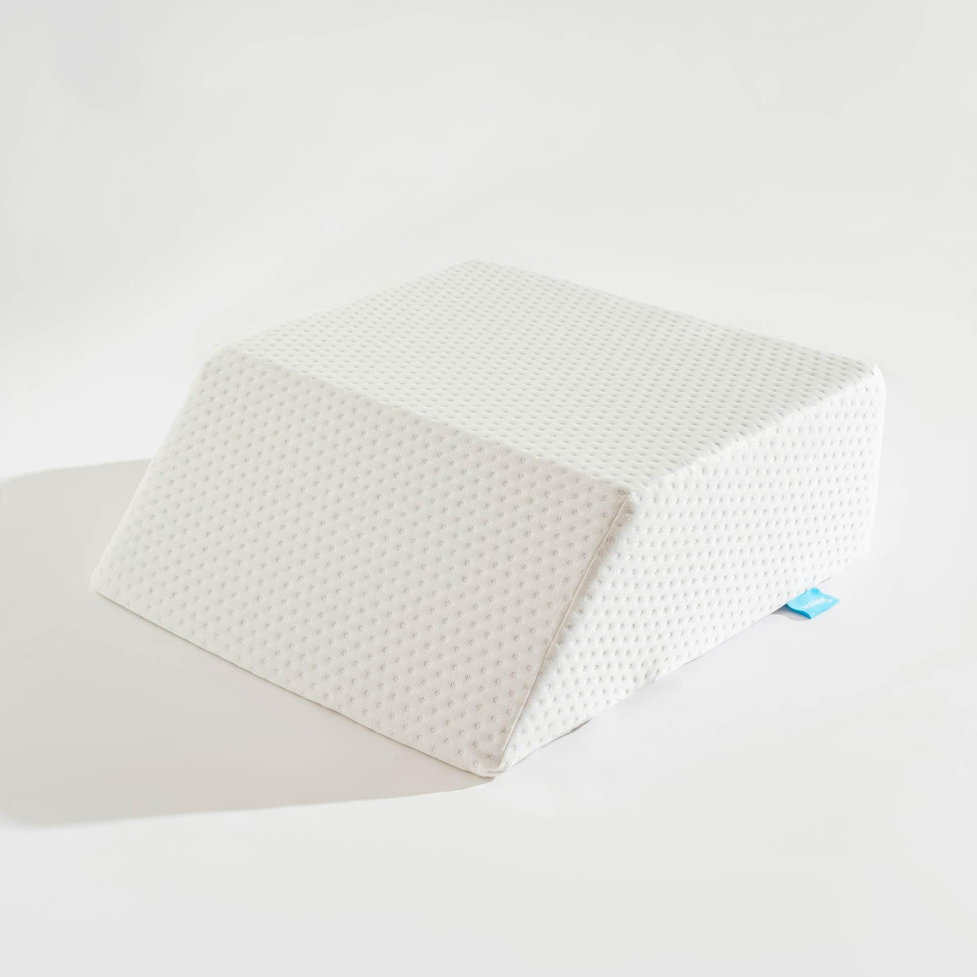 Cuscino Ergonomico Gambe in Memory Foam 61x53x20 cm Cuscino Cuneo Gambe Alzate Ortopedico per Circolazione, Gonfiore e Dolori Lombari Supporto per Schiena e Ginocchia con Federa Traspirante Rimovibile